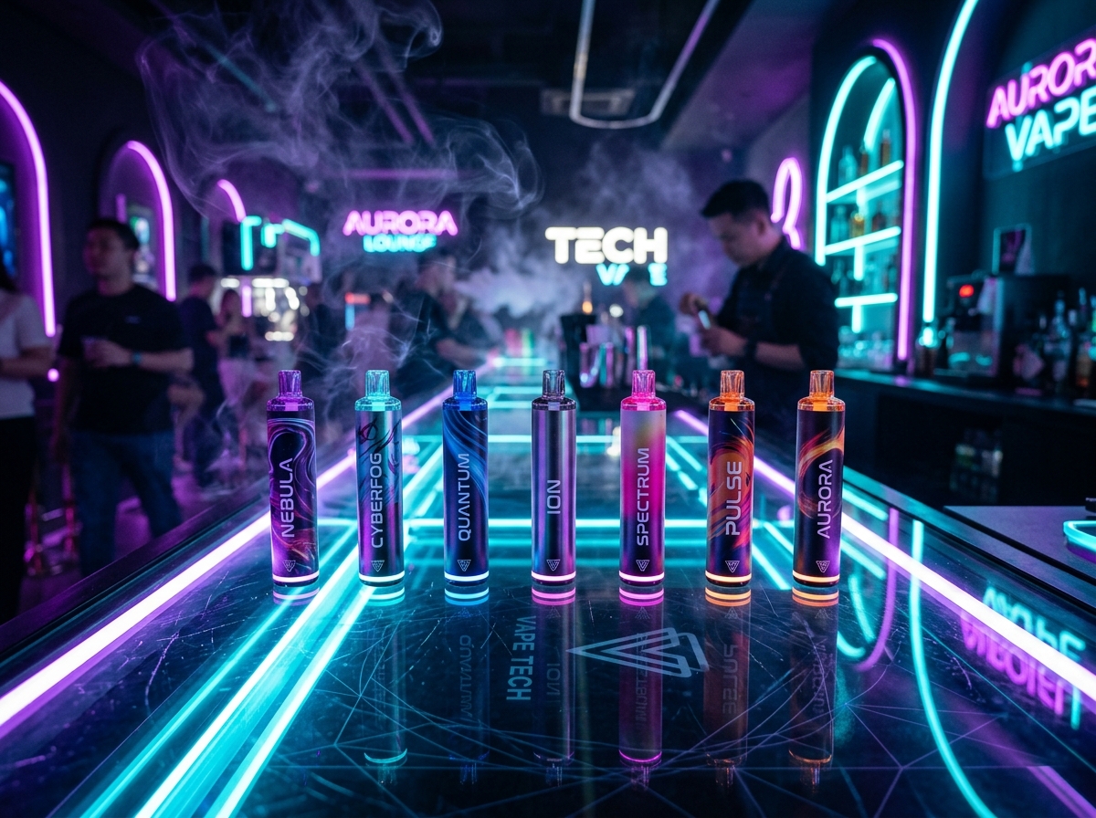 Disposable vape products selection at Legends Durham